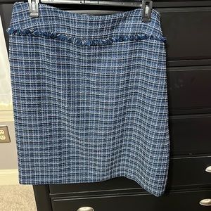 Kasper pencil skirt- tweed blue- 18w